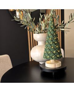Kerstboompje 50 cm groen met USB LED-verlichting